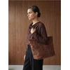 Sinsay - Shopper torba sa leopard printom - zlatno braon