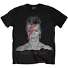David Bowie Majica Aladdin Sane Unisex Black M