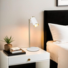 Opviq Stona lampa Lume-71-17, O5,5,11 cm, IP20, Belo-zlatne boje