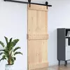 Vrata NARVIK Prirodna 70 x 210 cm Čvrsta borovina