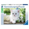 Ravensburger Puzzle Bela mačka 1500 kosov