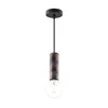 Luster na sajli SAGA 1xE27/40W/230V crna/bronza