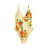 B by Ted Baker Enodelne kopalke rumena/zelena/oranžna/bela
