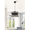 Opviq Luster Halo, 40x40cm, crni