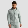 GymBeam Muška dukserica Zip Up Limitless Eucalypt