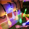 Spoljne solarne lampice kapljice leda RGB