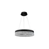 LED prigušiva luster na sajli LED/90W/230V 3000-6500K crna + daljinski upravljač
