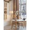 LE ROY STAJAĆA LAMPA  E27 /IP20/DRVO & BIJELA