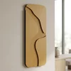 Aterna Gold - 24 x 68 Gold Decorative Framed MDF Painting