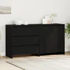 Kreveta s ladicama 2 pcs Crna 70 x 41 x 75 cm Konstruirano drvo