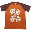 The Who Faces Raglan Brown & Orange XL Majica