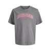 JACK & JONES Majica za dečake 12258924, Siva