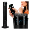Ruhhy -Stupni ventilator 83 cm s daljinskim upravljačem45W – tihi tower ventilator s oscilacijom