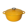 BRANDANI Cocotte rumena kozica 22xh16cm/3l/indukcija/ghiza
