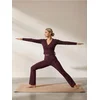Sinsay - Sportska bluza sa preklopnim dekolteom Active - mahagoni