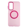 Silikonska futrola Magsafe FLURO COLOR Samsung A16 ROZE