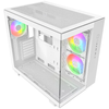 Ohišje MONTECH King 65 Pro, s prozornim stranskim panelom, RGB osvetlitvijo, ATX, belo.