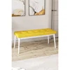 Hanah Home klupa Pera Bench, 105 cm, senf / bela