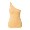 Womens asymmetrical paleorange top