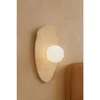 Opviq zidna lampa Busy, 1 × G9, bež / bela