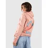 Dravus Faux Flower Shop ženski pulover s kapuco dusty pink