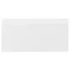 VOXTORP Front fioke, matirano bela, 40x20 cm