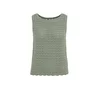 WE Fashion Top z naramnicami  svetlo zelena