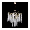 Luster na lancu 6xE14/60W/230V, prečnik 53 cm, zlatne boje