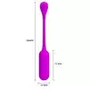 Vibro jaje Pretty Love Lechies, 7.2cm, Ljubičasto