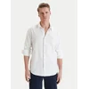 Nautica Srajca W126-NAMST-1023-01X Bela Regular Fit