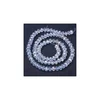 Kristalna perla rondel 6*4 mm kristal AB niska 40 cm (100 kom)