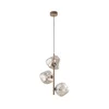 Luster na sajli LAVA 3xG9/8W/230V bež/dimljeno bež