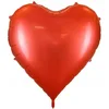 Rdeč folijski balon SRCE velik XXL Valentinovo rojstni dan poroka 136x129 cm