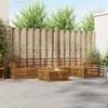 Set vanjskih sofa 6 kom. Prirodna