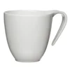 DUKA TIME skodelica 450 ml bel porcelan