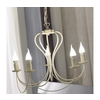 ONLI - Luster na lancu CANDELA 5xE14/6W/230V bela