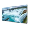 tulup.si Slika na akrilnem steklu Slap narava 125x50 cm 4 obešalnika