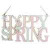 Viter Drveni natpis happy spring zeka 23x13