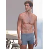 zd ZERO DEFECTS Boksarice Helios prinstriped Egyptian cotton siva
