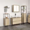 Set namještaja za kupaonicu s ladicama 3 pcs Sonoma hrast