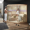 HOME DELUXE tradicionalna savna Skyline XL BIG (kamnita stena)