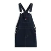 Tommy Jeans Krilo z naramnicami temno modra