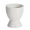 shumee Porcelanasta skodelica za jajca s krožnikom, klasična bela, 6 cm, 1 kos.