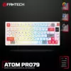 Tastatura mehanicka Gaming Fantech MK917 RGB Atom PRO79 Wireless bela (blue switch)