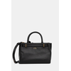 Usnjena torbica Tommy Hilfiger črna barva, AW0AW17926