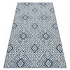 eoshop Preproga COLOR 19247/699 SISAL Square Diamond Plate Blue ( - Velikost: 160x230 cm)
