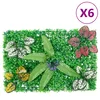 Ograda od umjetnih biljaka 6 kom zelena 40 x 60 cm