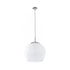 BRILAGI - LED luster na sajli RETRO GLASS 1xE27/60W/230V matni hrom/bela