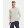 BOSS Majica z dolgimi rokavi Tchark 50473286 Bež Regular Fit