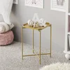 Hanah Home Klub sto 46x56x46cm Zlatni
